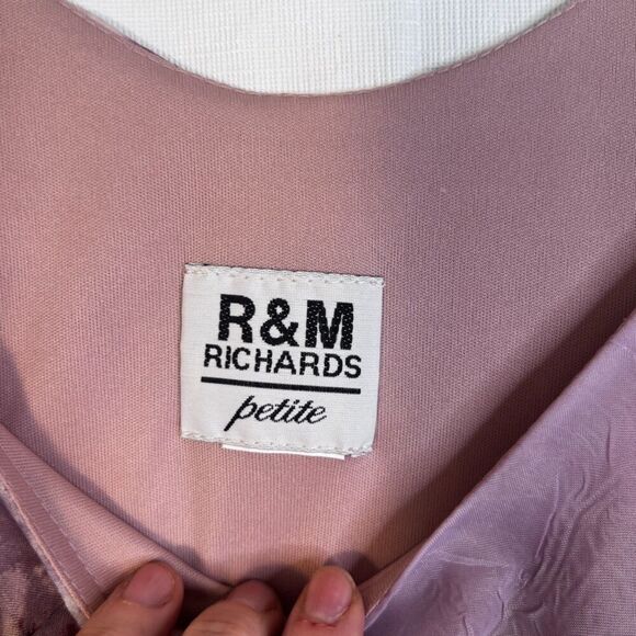 R&M Richards Fairy Core Whimsical Floral Crinkle Maxi Dress & Jacket Size LGP* - Picture 6 of 9